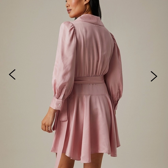 Hudson beautiful flatering light pink wrap dress size L - Picture 7 of 7